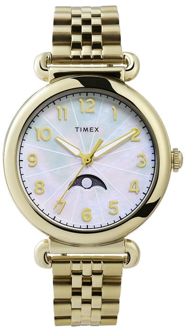 Timex Model 23 Gold Damen Armbanduhr TW2T89500 - Image 1