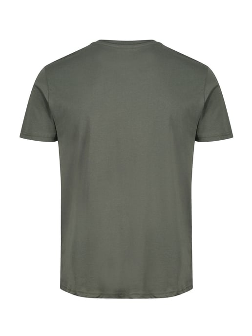 Alpha Industries Herren Basic T Kleinlogo in Oliv - Image 5