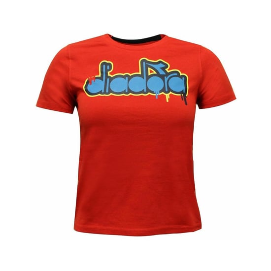 Diadora Logo Kids Red T-Shirt
