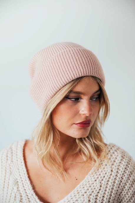 Light Check Scarf & Beanie Set