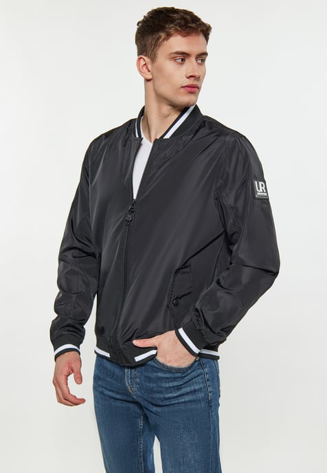 Schmuddelwedda Collegejacke Herren schwarz - Image 3
