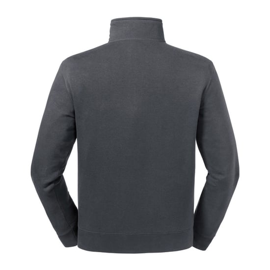 Russell - "Authentic" Sweatshirt mit kurzem Reißverschluss für Herren (Grau) - Image 2