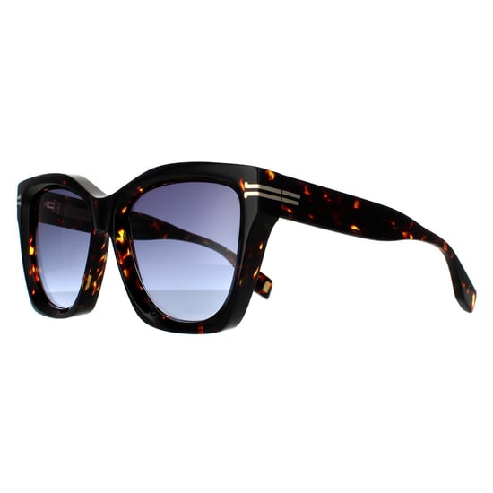 Marc Jacobs Square Damen Sonnenbrille Havanna Grau Azurblau - Image 2