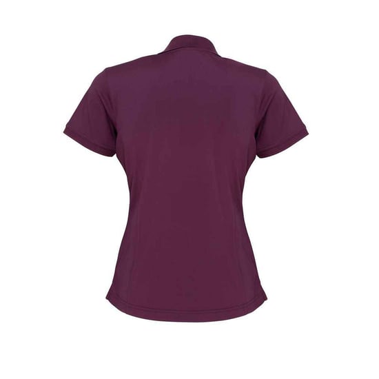 Premier - "Coolchecker" Poloshirt für Damen (Aubergine) - Image 2