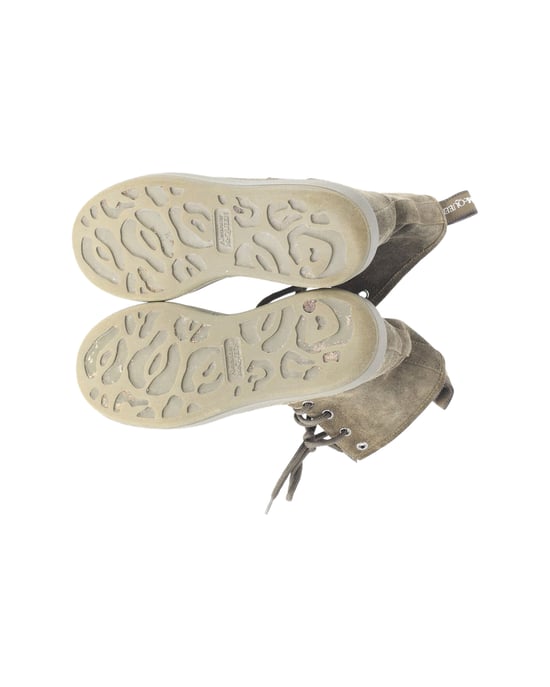 Alexander McQueen Schnürstiefel im khakifarbenen Wildleder - Image 6