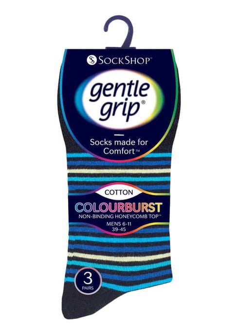 Gentle Grip - 6 Paar Herren Gentle Grip nicht elastische Socken - MGG563 - Image 2