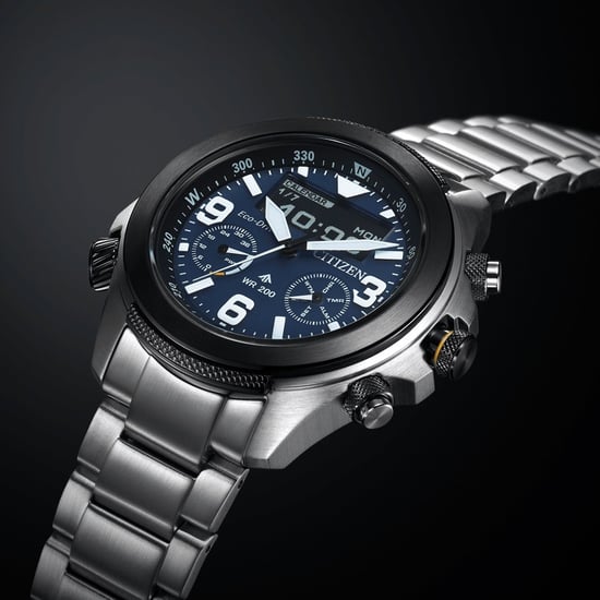 Citizen Promaster Land U822 Silber Herren Armbanduhr JV1006-51L - Image 3