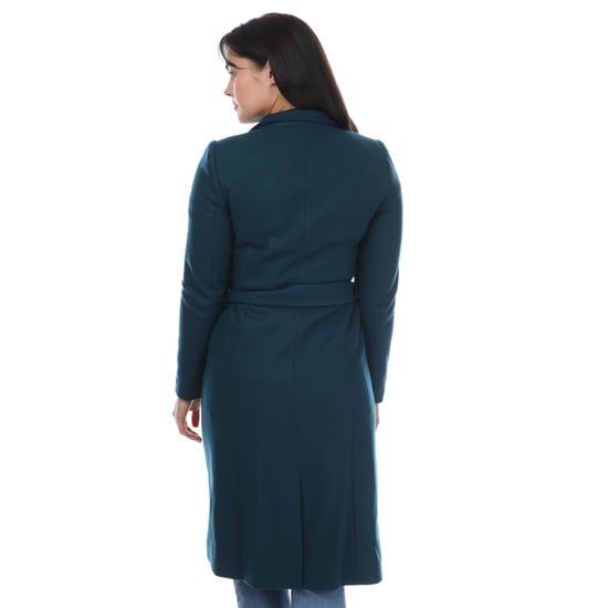 Women's Ted Baker Rose Wool Wrap Coat in Teal