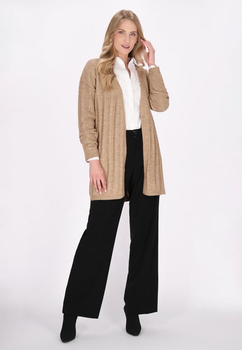 Dreimaster Cardigan Damen Beige - Image 2