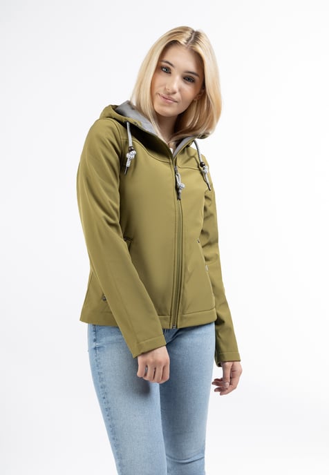 Schmuddelwedda Softshelljacke Damen Oliv-271 - Image 2