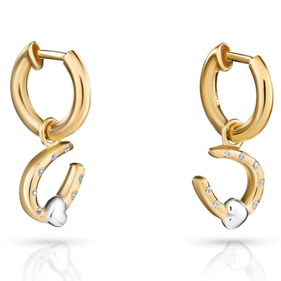 Orphelia 'Aurora' Tropfenohrringe aus 925er Sterlingsilber für Damen - Silber/Gold ZO-7525/G - Image 5