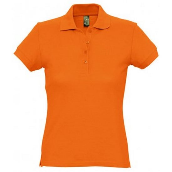 SOLS Passion - Polo-Shirt aus 100% Baumwolle mit kurzen Ärmeln - Damen (Orange) - Image 1