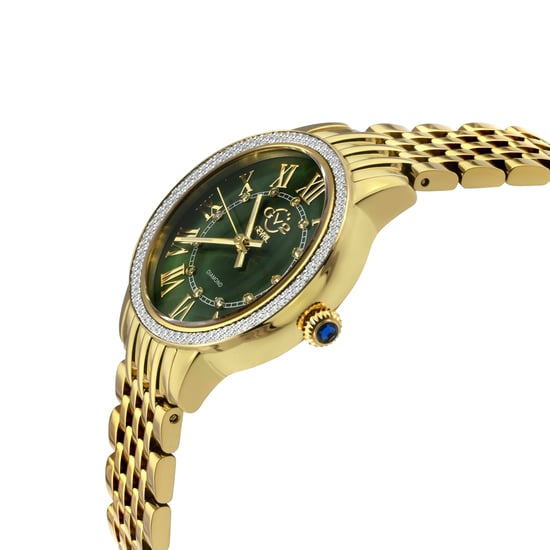 Astor III MOP Zifferblatt Schweizer Quarz Edelstahl Diamant Uhr - Image 2