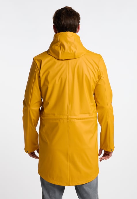 Dreimaster Regenmantel Herren Senf - Image 3
