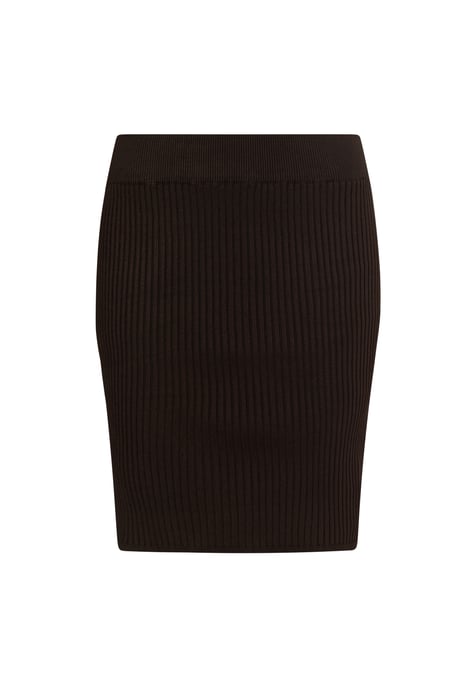 Mymo Strickrock Damen dunkelbraun - Image 1