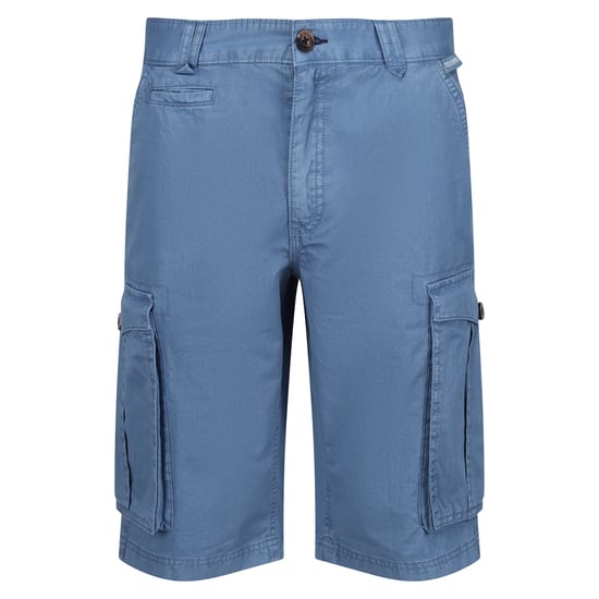 Regatta Herren Cargo-Shorts Shorebay im Vintage-Look (Kronenblau) - Image 1