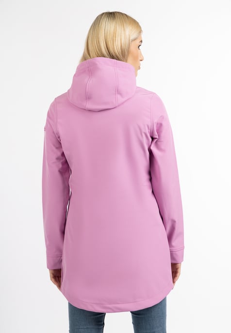 Schmuddelwedda Kurzmantel aus Softshell Damen Bonbonpink - Image 4