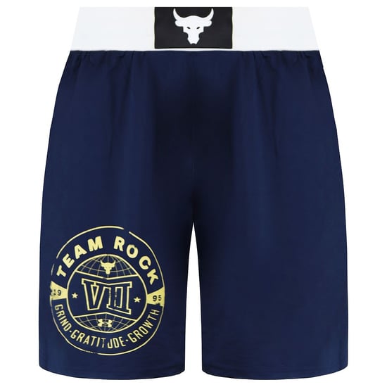 Under Armour Project Rock Herren Marineblau/Weiß Boxshorts - Image 1