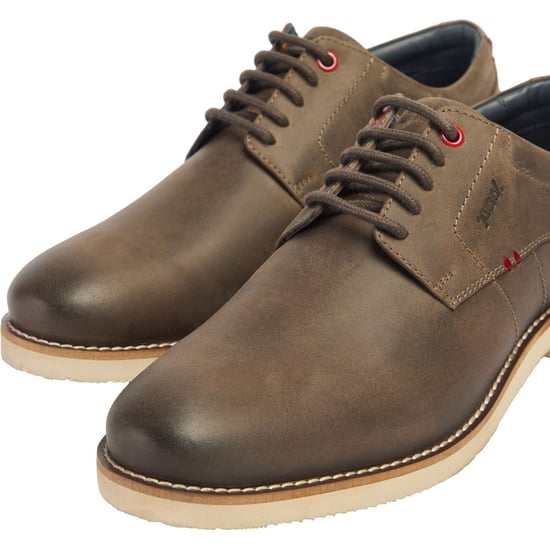 Pod Hampton Leder Herren Schnürschuhe Grau - Image 6