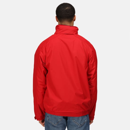 Regatta Mens Dover Waterproof Windproof Jacket (Classic Red/Navy)