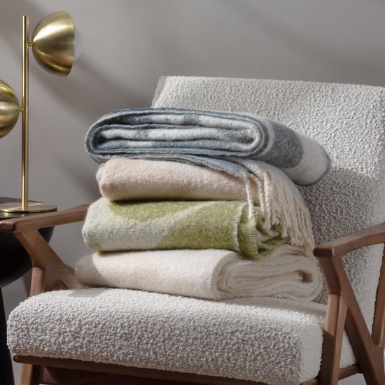 Hoem Meta Jacquard Tasselled Throw
