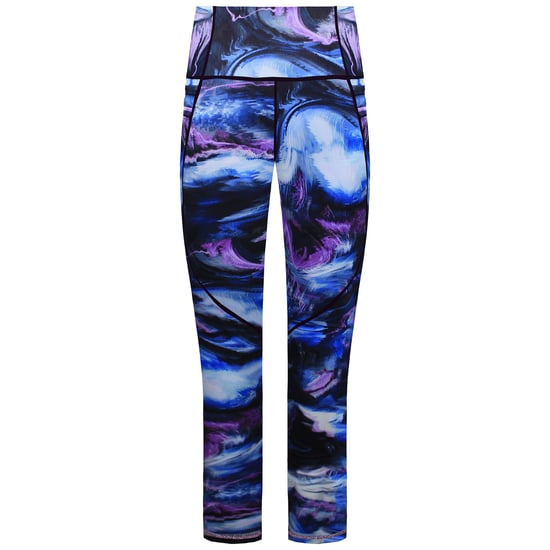 Sweaty Betty Power Pro Workout Damen 7/8-Leggings mit blauem Aufdruck - Image 1