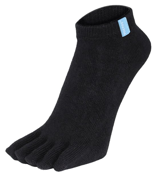 TOETOE - Herren & Damen Essentielle Feuchtigkeitsableitende Baumwoll-Füßlinge - Schwarz - Image 1