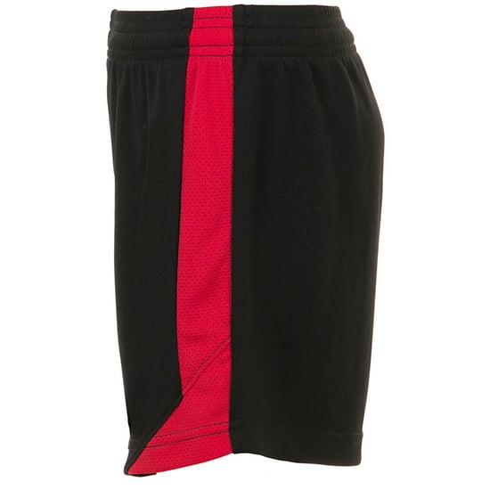SOLS Kinder Olimpico Fußball Shorts (Schwarz/Rot) - Image 3