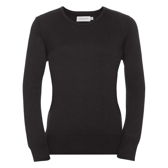 Russell Collection Damen Strickpullover mit V-Ausschnitt (Kohle Melliert) - Image 1