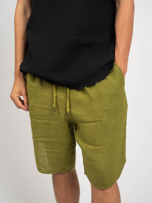Xagon Man Shorts Lino Herren grün - Image 3
