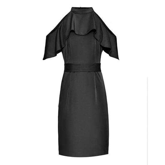 Tailliertes Kleid mit großen Rüschen und nackten Schultern - Image 6