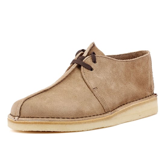 Clarks Originals Desert Trek Wildleder Herren Braune Schnürschuhe - Image 3
