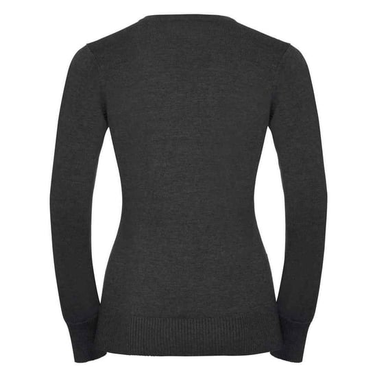 Russell Collection - Sweatshirt V-Ausschnitt für Damen (Holzkohle) - Image 2