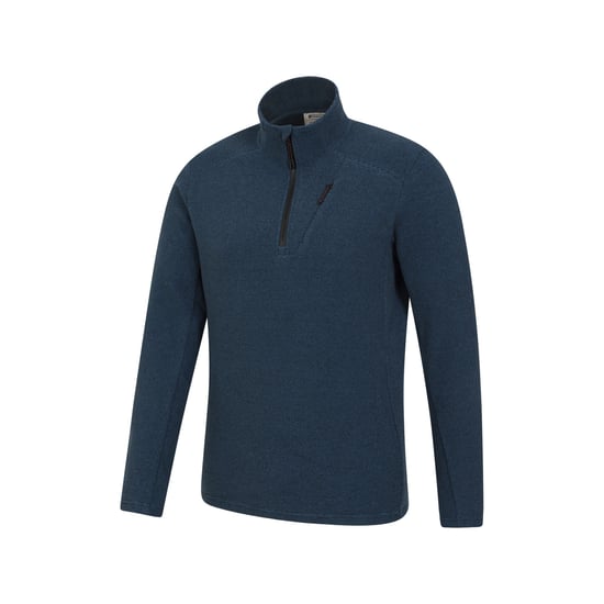 Mountain Warehouse Herren Ridge Half Zip Fleece Top (blau) - Image 2
