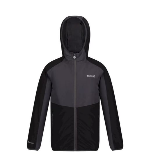 Regatta - "Volcanics VI" Jacke, wasserfest für Kinder (Schwarz/Dunkelgrau) - Image 1