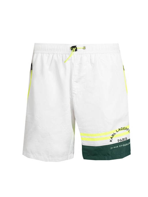 Karl Lagerfeld Badehose Golf Herren weiß - Image 1