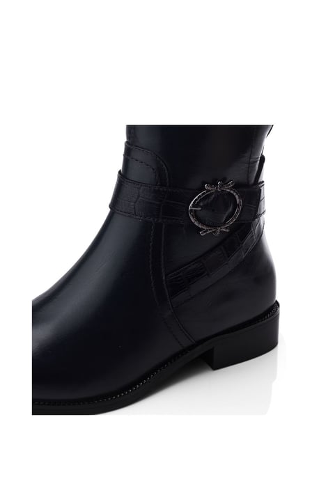 'Takari' Navy Leather
