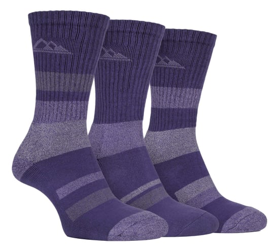 3 Paar Damen Anti Blister Baumwolle Wandern Socken mit gepolsterter Sohle - Image 1