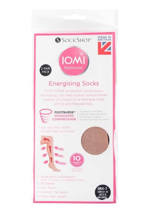 2 Paar Damen-Kompressions-Kniestrümpfe mit 40 Denier - Image 2