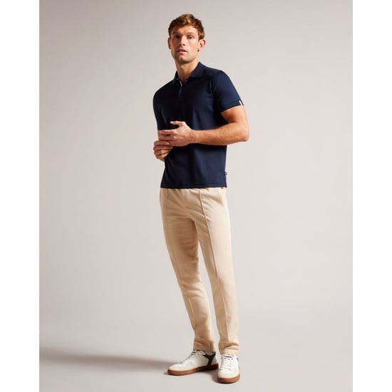 Polo Zeiter Slim toucher doux Ted Baker Pour Homme en Bleu Marine - Image 2