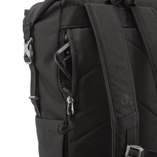 Craghoppers Kiwi Classic Roll Top Backpack (Black)
