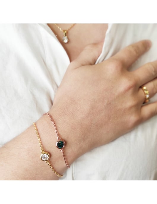 Geburtsstein-Armband - Gold, Rose Gold und Multi - Image 2