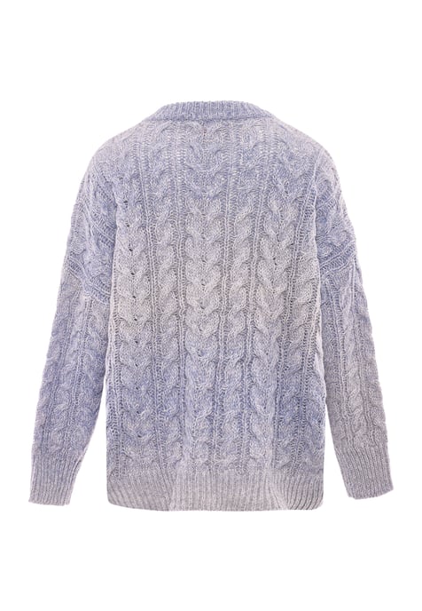 Mymo Zur Seite fahren Damen Blau Wollweiss - Image 2