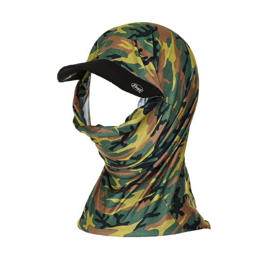Camo multifunctional tubular with visor 64700 unisex