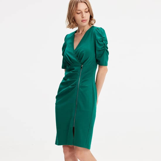 Jerseykleid mit seitlichem Reißverschluss - Image 3