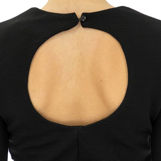 Armani Exchange Femme Robe    Manche 7/8 Noir - Image 6