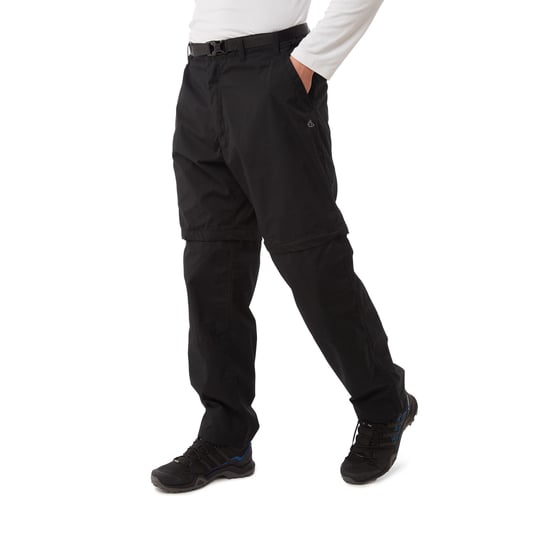 Craghoppers Mens Expert Kiwi Convertible Tailored Cargo-Hose (Schwarz) - Image 2