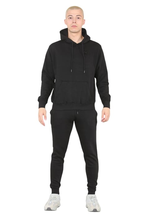 MYT Herren-Trainingsanzug mit Kapuze und Pullover in Schwarz - Image 1