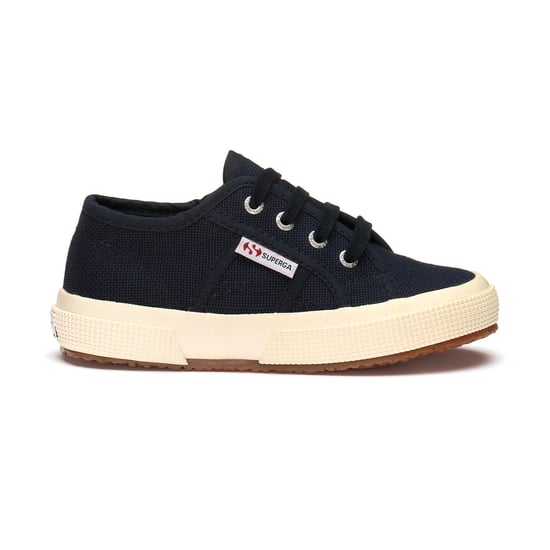 Superga Childrens/Kids 2750 Jcot Leather Trainers (Navy)