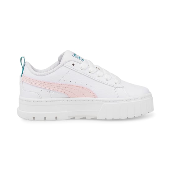 PUMA Kids Girls Mayze Leather Trainers Sports Shoes